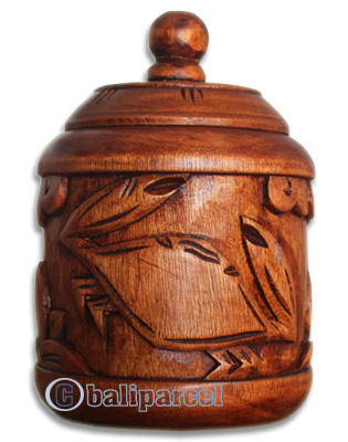 Wooden Box, Handmade From Hibiscus Wood