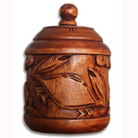 Wooden Box, Handmade From Hibiscus Wood
