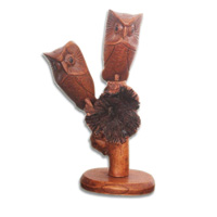 Wooden Owl Parasite Wood