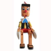 Wooden Figure, Hand Carved From Albesia Wood