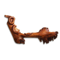 Wooden Snake With Parasite Wood