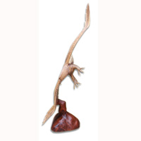 Wooden Eagle Handcarved From Suar Wood