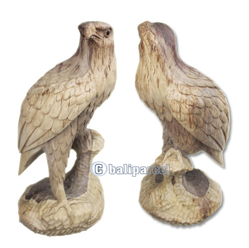 Wooden Eagle Handcarved From Waru Wood