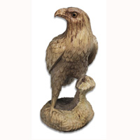 Wooden Eagle Handcarved From Waru Wood