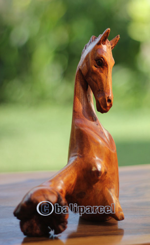 Wooden Horse With Parasite Wood