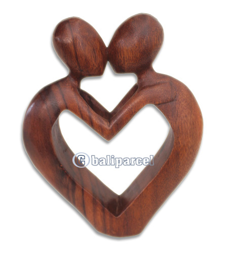Wooden Abstract Carving, Hand Carved From Suar Wood