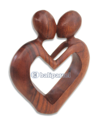 Wooden Abstract Carving, Hand Carved From Suar Wood