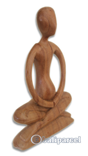 Wooden Abstract Carving, Hand Carved From Suar Wood