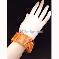 Bracelet, Handmade From Wood With Water Color