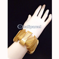 Bracelet, Handmade From Wood With Water Color
