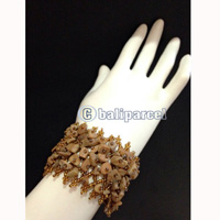 Bracelet, Handmade From Beads With Stone