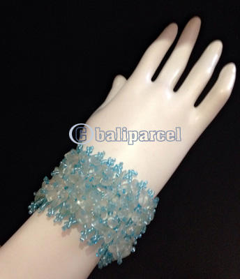 Bracelet, Handmade From Beads With Stone