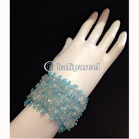 Bracelet, Handmade From Beads With Stone