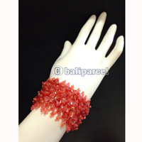 Bracelet, Handmade From Beads With Stone