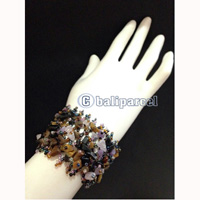 Bracelet, Handmade From Beads With Stone