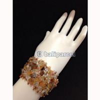 Bracelet, Handmade From Beads With Stone