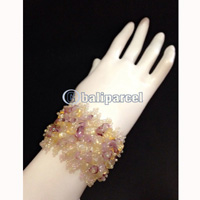 Bracelet, Handmade From Beads With Stone