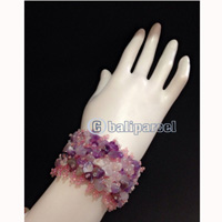 Bracelet, Handmade From Beads With Stone