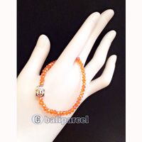 Bracelet, Handmade From Crystal With Buddha