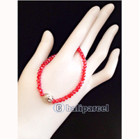 Bracelet, Handmade From Crystal With Buddha