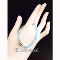Bracelet, Handmade From Crystal With Buddha