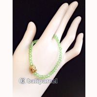 Bracelet, Handmade From Crystal With Buddha