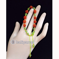 Bracelet, Handmade From Rudraksha With Crystal