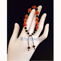 Bracelet, Handmade From Rudraksha With Crystal