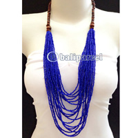 Necklaces Made From Bead Layer With Wood