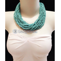 Necklaces Handmade From Bead Short 40 String