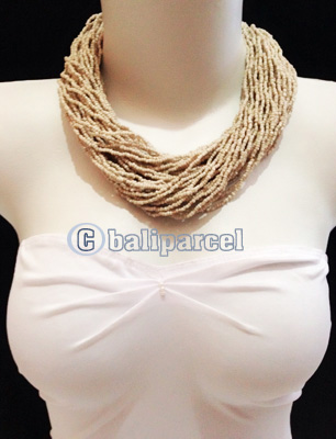 Necklaces Handmade From Bead Short 40 String