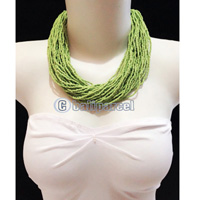 Necklaces Handmade From Bead Short 40 String