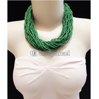 Necklaces Handmade From Bead Short 40 String