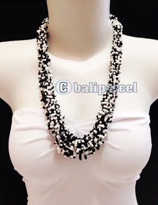 Necklaces Handmade From Bead Corel Long