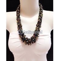Necklaces Handmade From Bead Corel Long
