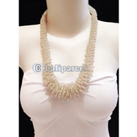 Necklaces Handmade From Bead Corel Long