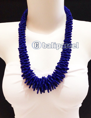 Necklaces Handmade From Bead Corel Long