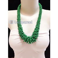 Necklaces Handmade From Bead Corel Long