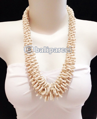 Necklaces Handmade From Bead Corel Long