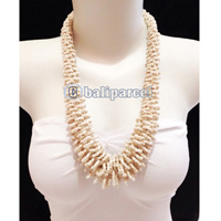 Necklaces Handmade From Bead Corel Long