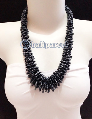 Necklaces Handmade From Bead Corel Long