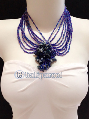 Necklaces Handmade From Bead With Stone