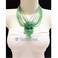 Necklaces Handmade From Bead With Stone