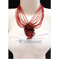 Necklaces Handmade From Bead With Stone