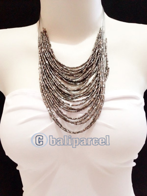 Necklaces Handmade From Bead Multi Strand Shorter