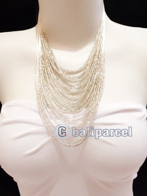Necklaces Handmade From Bead Multi Strand Shorter