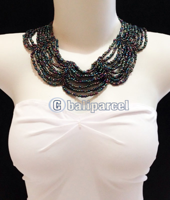 Necklaces Handmade From Bead Butterflay