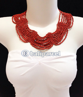 Necklaces Handmade From Bead Butterflay