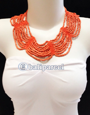 Necklaces Handmade From Bead Butterflay