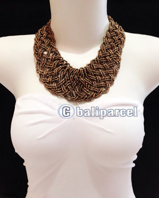 Necklaces Handmade From Bead V Shape